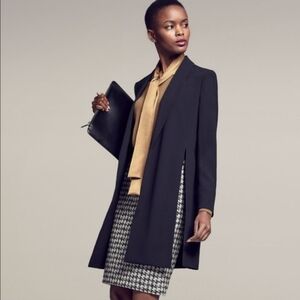 MM. Lafleur The Dietrich Jacket in Navy Blue Contemporary Quiet Luxury Women's L